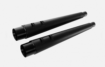 Muffler, Megaphone, black with black tip