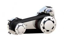 3.35" Street Style Belt Drive, Cast back plate, Polished