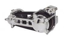 3.35" Cast Drag Race Style Belt Drive, Polished